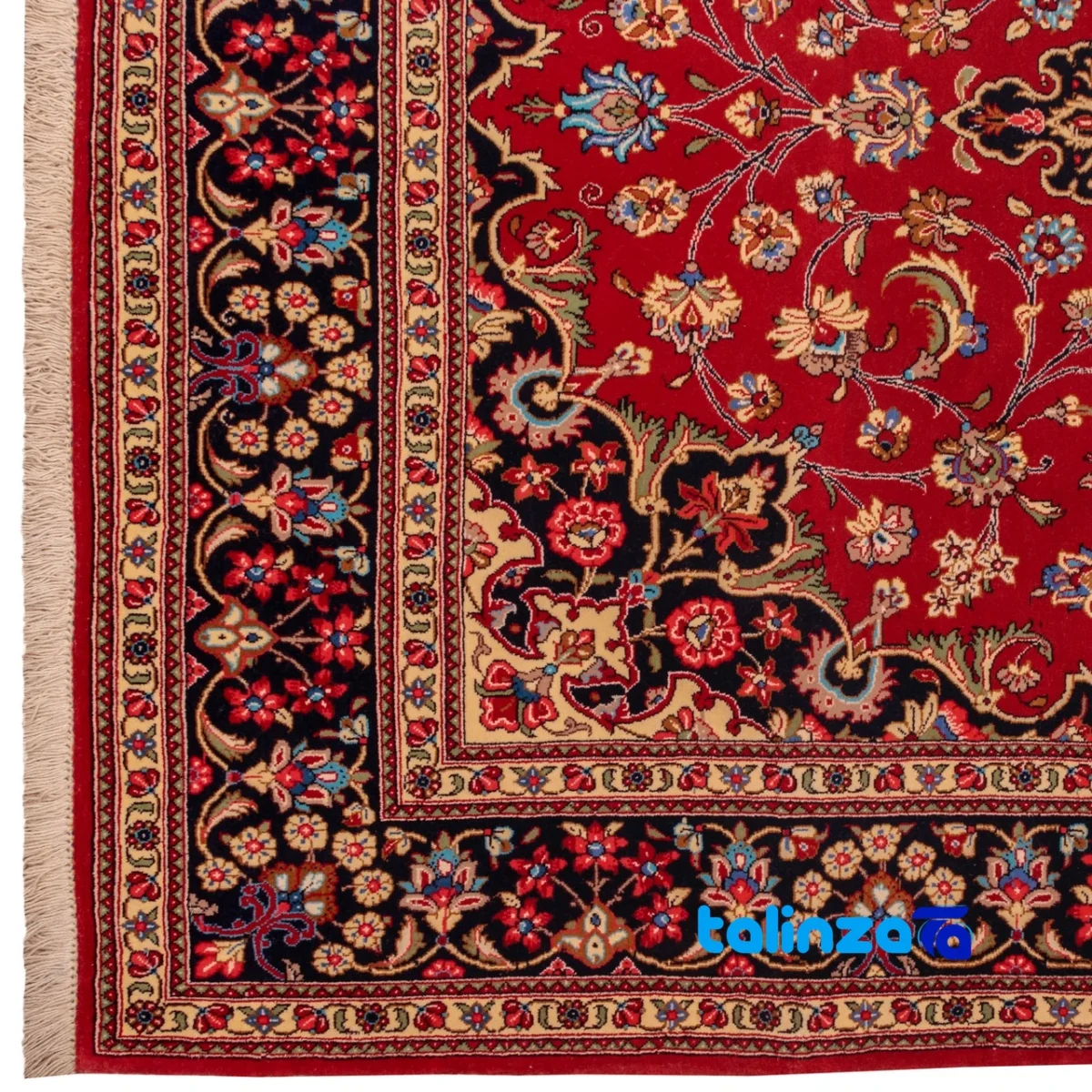 C Persia Handwoven Rug Luxurious Design room styling and scale (In-room view)