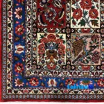 Bakhtiari Handwoven Rug Colorful Design Hand wash floor placement example (Room setting)