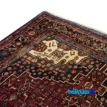 Kurdish Handwoven Carpet Antique Design room styling and scale (In-room view)