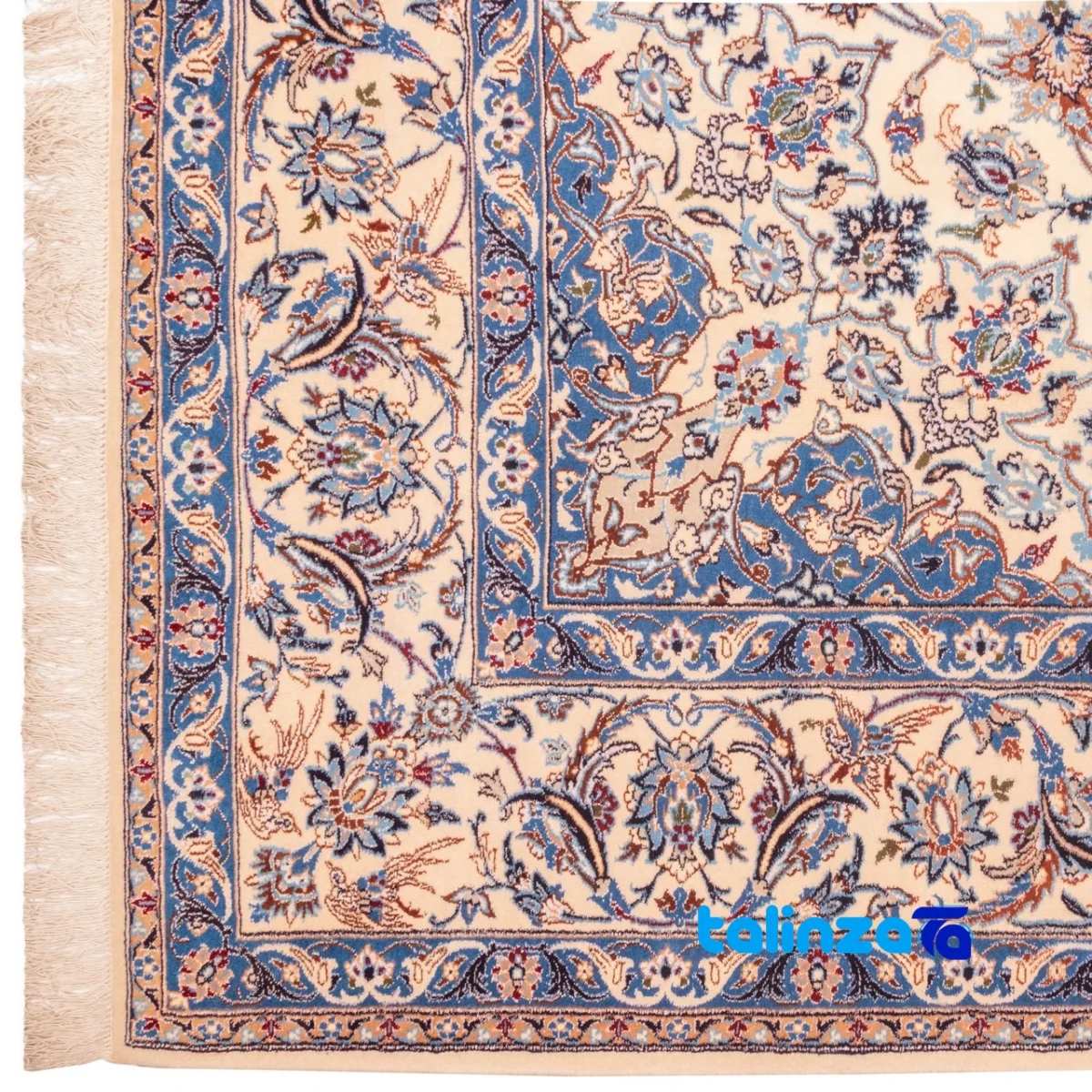 C Persia Handwoven Rug Unique Design - In-room view showing room styling and scale