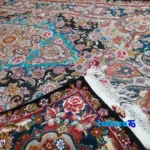 Zar & Nimsalari Handwoven Rug Traditional Design - In-room view showing room styling and scale