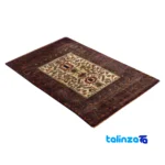 Handwoven Persian Rug Baloch Design Natural Dye floor placement example (Room setting)