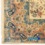 In-room view of C Persia Handwoven Rug Unique Design room styling and scale