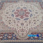 Davari Handwoven Carpet Isfahan Design room styling and scale (In-room view)
