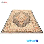 Handwoven Persian Carpet Unique Design 257 × room styling and scale (In-room view)