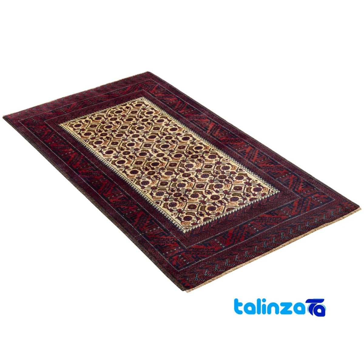 Handwoven Carpet by Brand - Traditional Design floor placement example (Room setting)