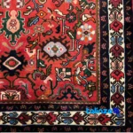 Handwoven Carpet Hamadan Design Beautiful Copper - In-room view showing room styling and scale
