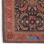 C Persia Handwoven Rug Rich Navy - In-room view showing room styling and scale