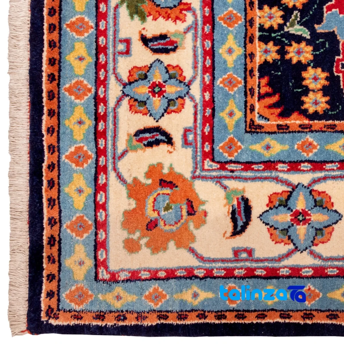 C Persia Handwoven Rug Elegant Design 224x170x1 cm - In-room view showing room styling and scale