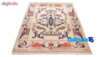 Si Persia Handwoven Rug Geometric Design - Room setting showing floor placement example