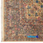 Room setting of Cypress Persian Handwoven Carpet Elegant Design floor placement example