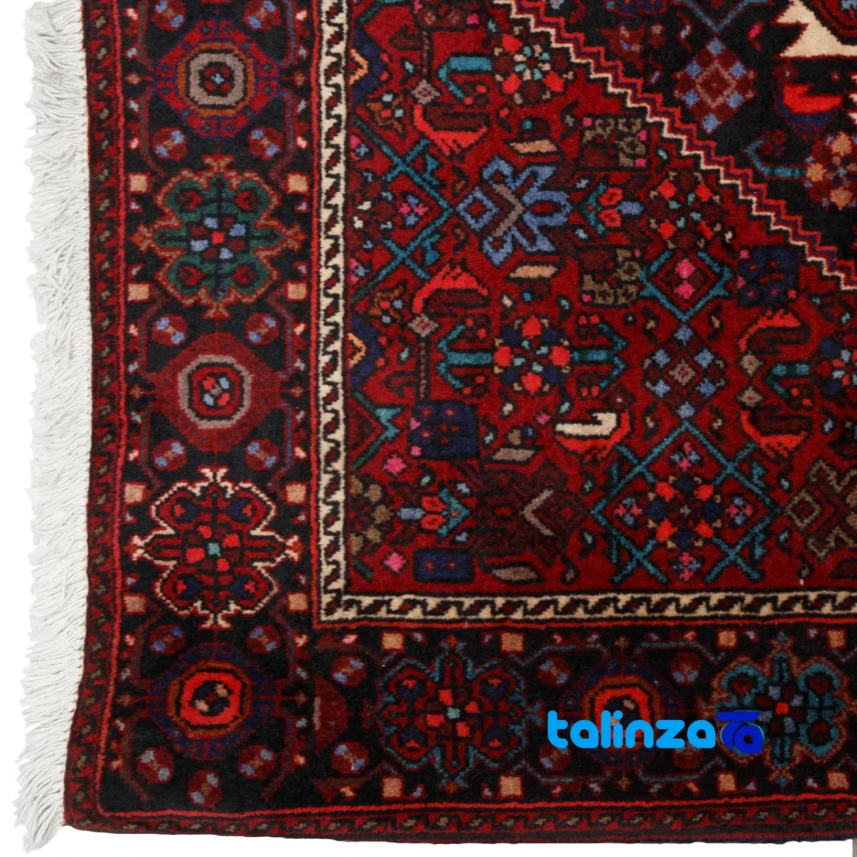 Persia Handwoven Carpet Unique Design floor placement example (Room setting)