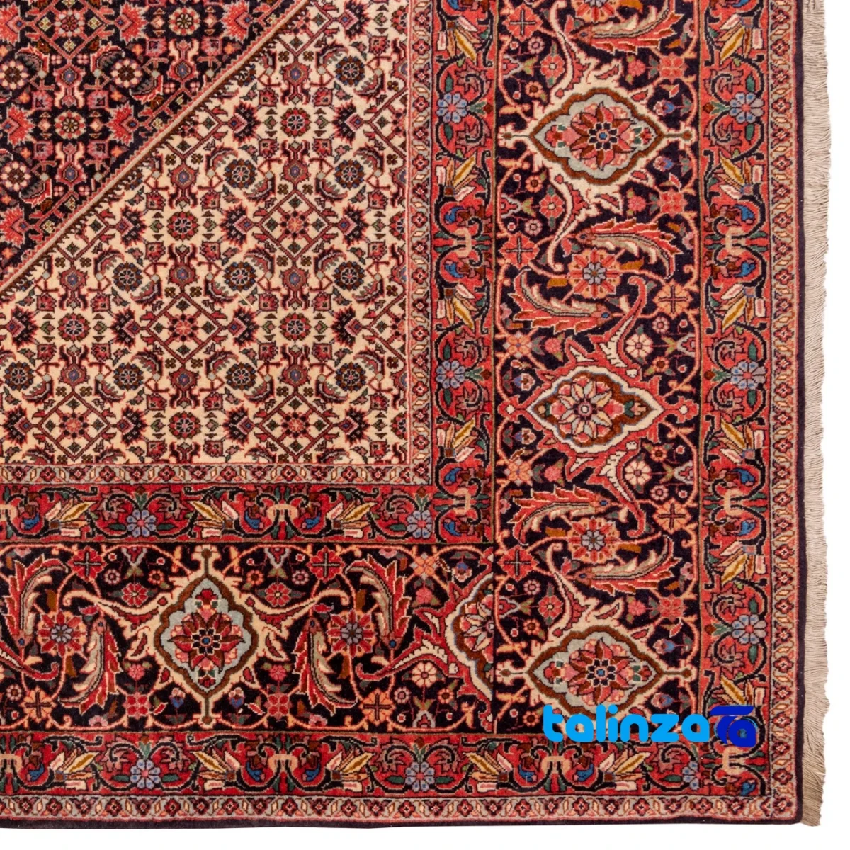 Room setting of C Persia Handwoven Rug Unique Design 387x300x1 cm floor placement example