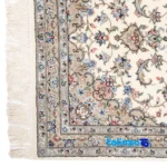 Persia Handwoven Rug Cream Design Unique - Room setting showing floor placement example