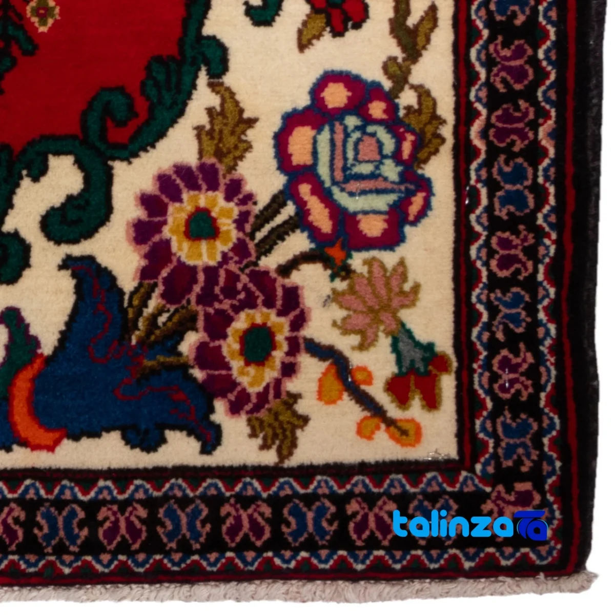 Si Persia Handwoven Rug Elegant Design floor placement example (Room setting)