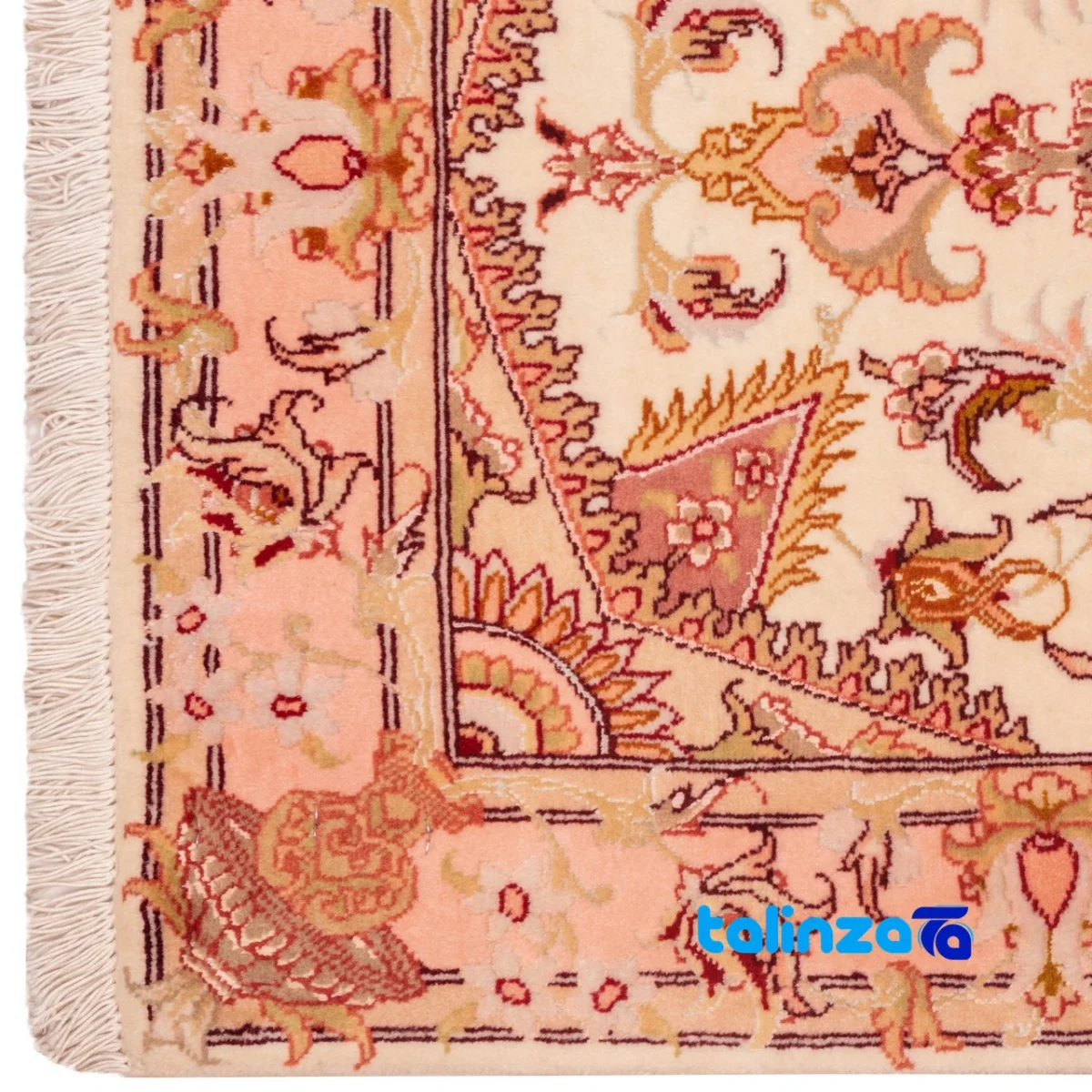 Persia Handwoven Area Rug Unique Design - Room setting showing floor placement example