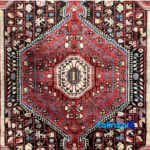 Room setting of Toisarakan Handwoven Rug Traditional Design Black floor placement example