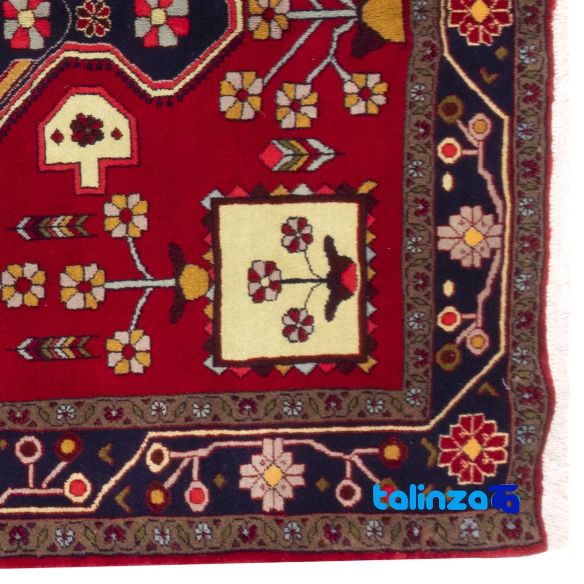 In-room view of Si Persia Handwoven Carpet Luxurious Design Hand wash only room styling and scale