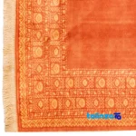 In-room view of Si Persia Handwoven Rug Elegant Peach Design room styling and scale