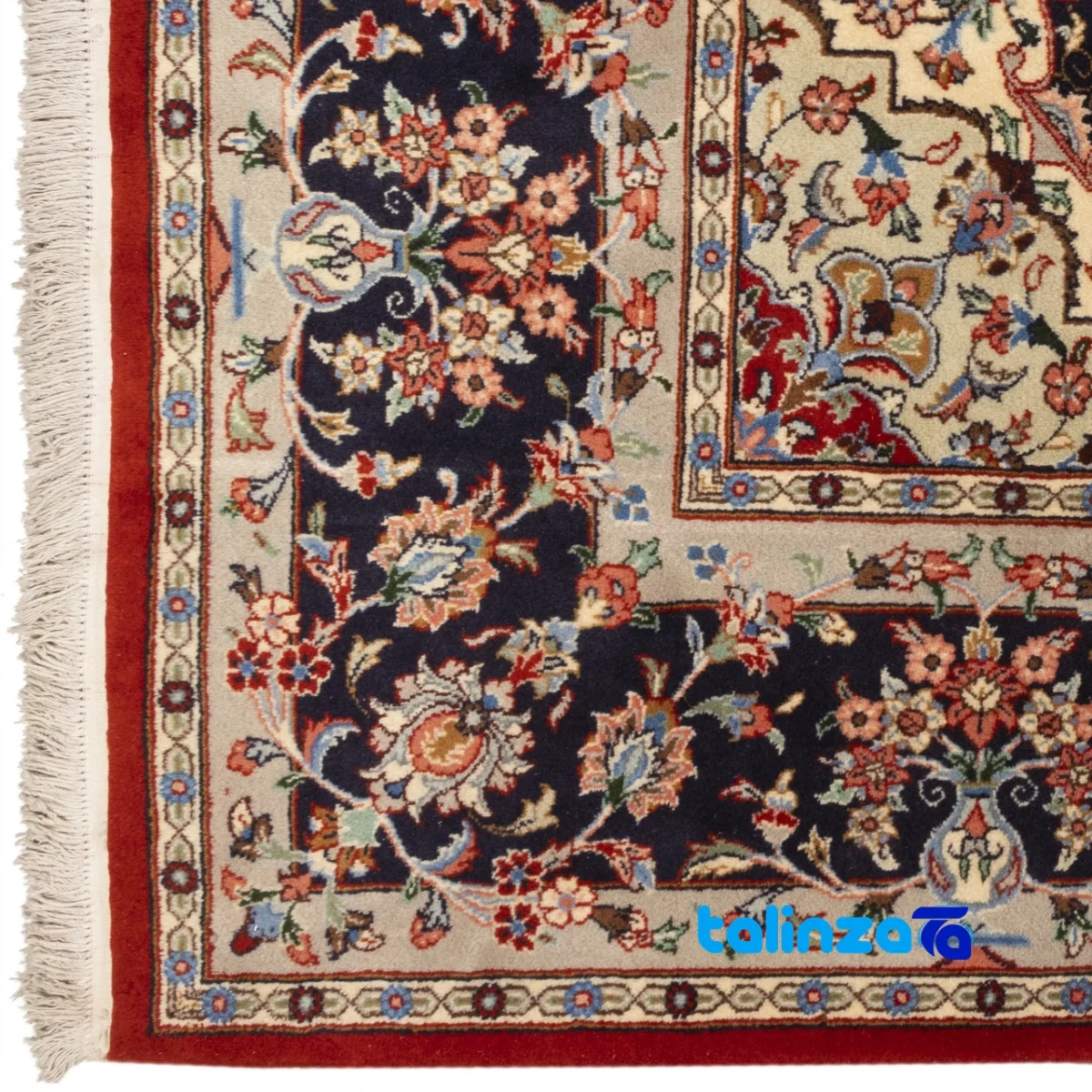C Persia Handwoven Rug Stunning Design - In-room view showing room styling and scale
