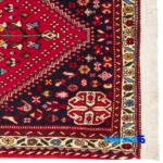 Room setting of Persia Handwoven Rug Red Luxury Design 155 x floor placement example
