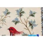 Room setting of Moradi Handwoven Rug Miniature Design Cream Hand wash floor placement example
