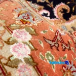 Handmade Tabriz Carpet NKP.RJ101 Navy - In-room view showing room styling and scale