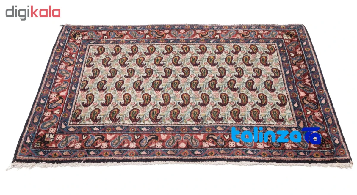 Room setting of Persia Handwoven Vintage Rug Set - Cream Design floor placement example