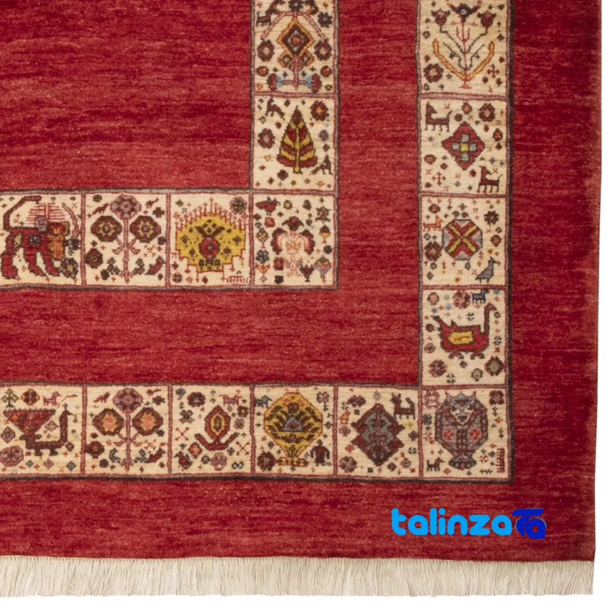Si Persia Handwoven Rug Luxurious Design - In-room view showing room styling and scale