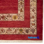 Si Persia Handwoven Rug Luxurious Design - In-room view showing room styling and scale