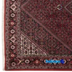 C Persia Handwoven Carpet Red room styling and scale (In-room view)