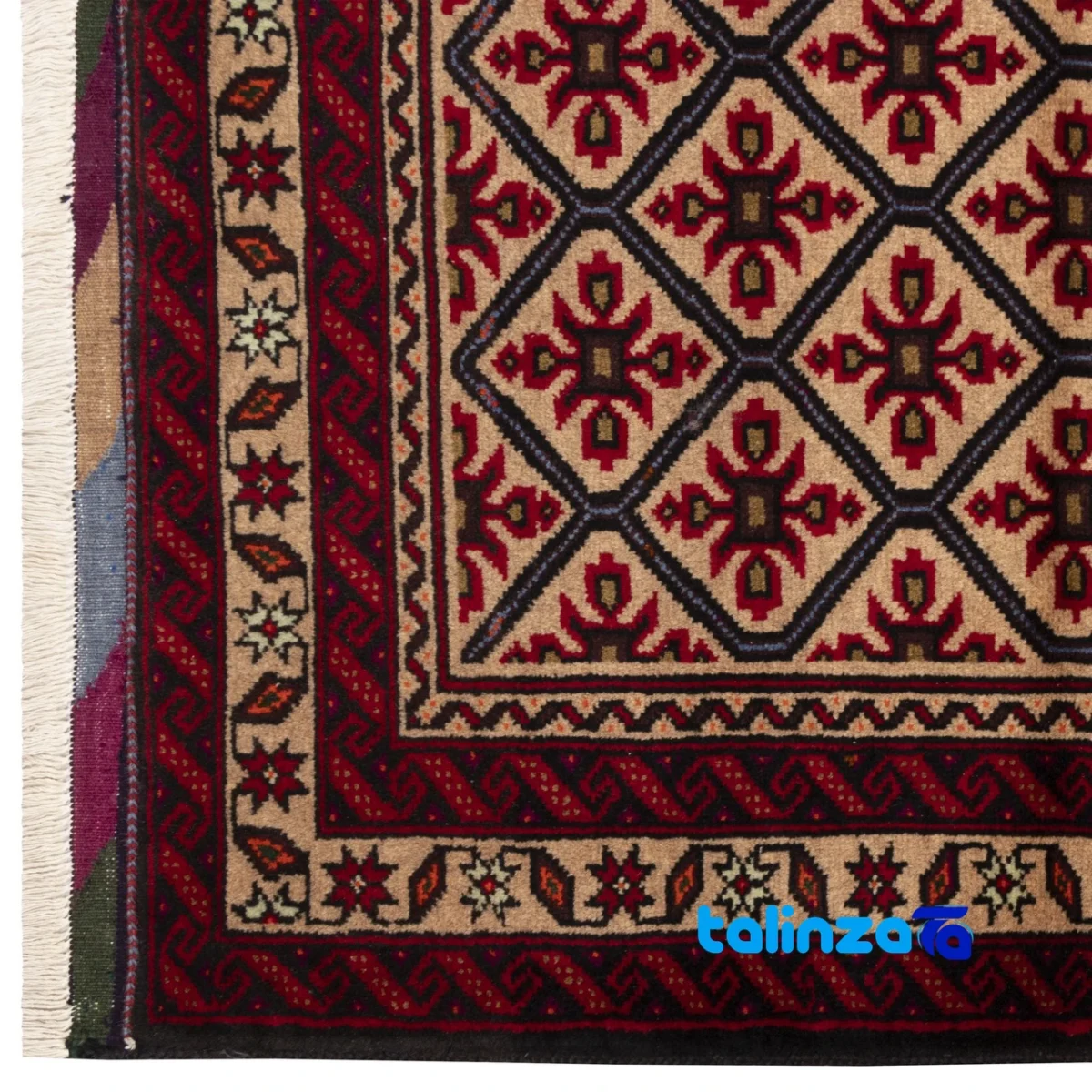 Si Persia Handwoven Rug Elegant Design floor placement example (Room setting)