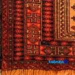 In-room view of Handwoven Red Baloch Runner Rug room styling and scale