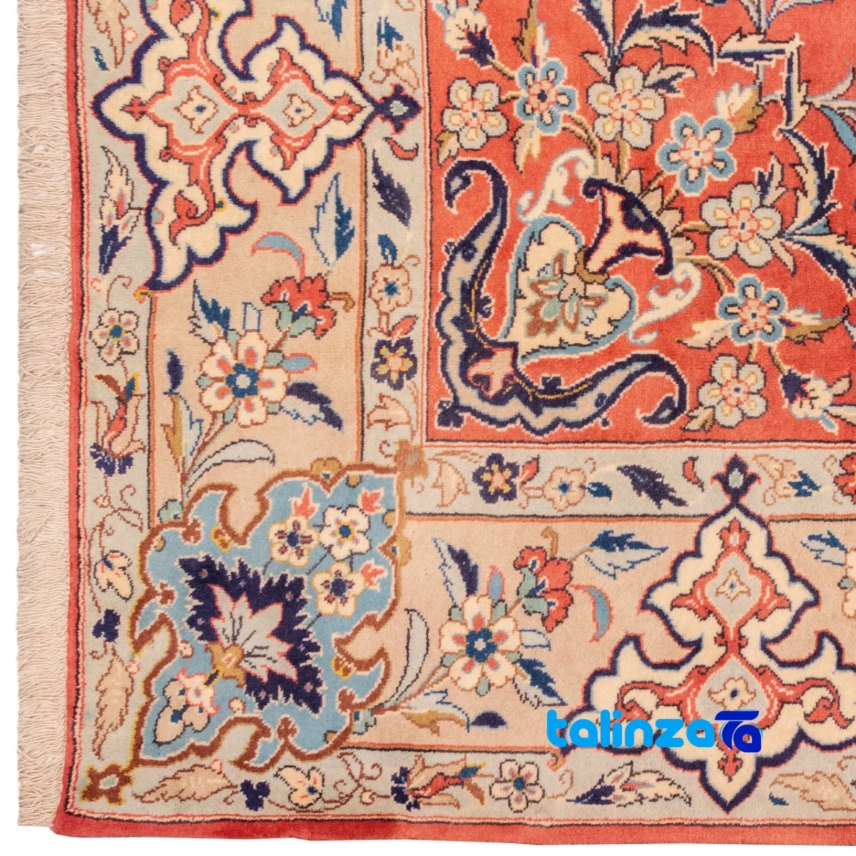 Room setting of Si Persia Handwoven Area Rug Elegant Design floor placement example