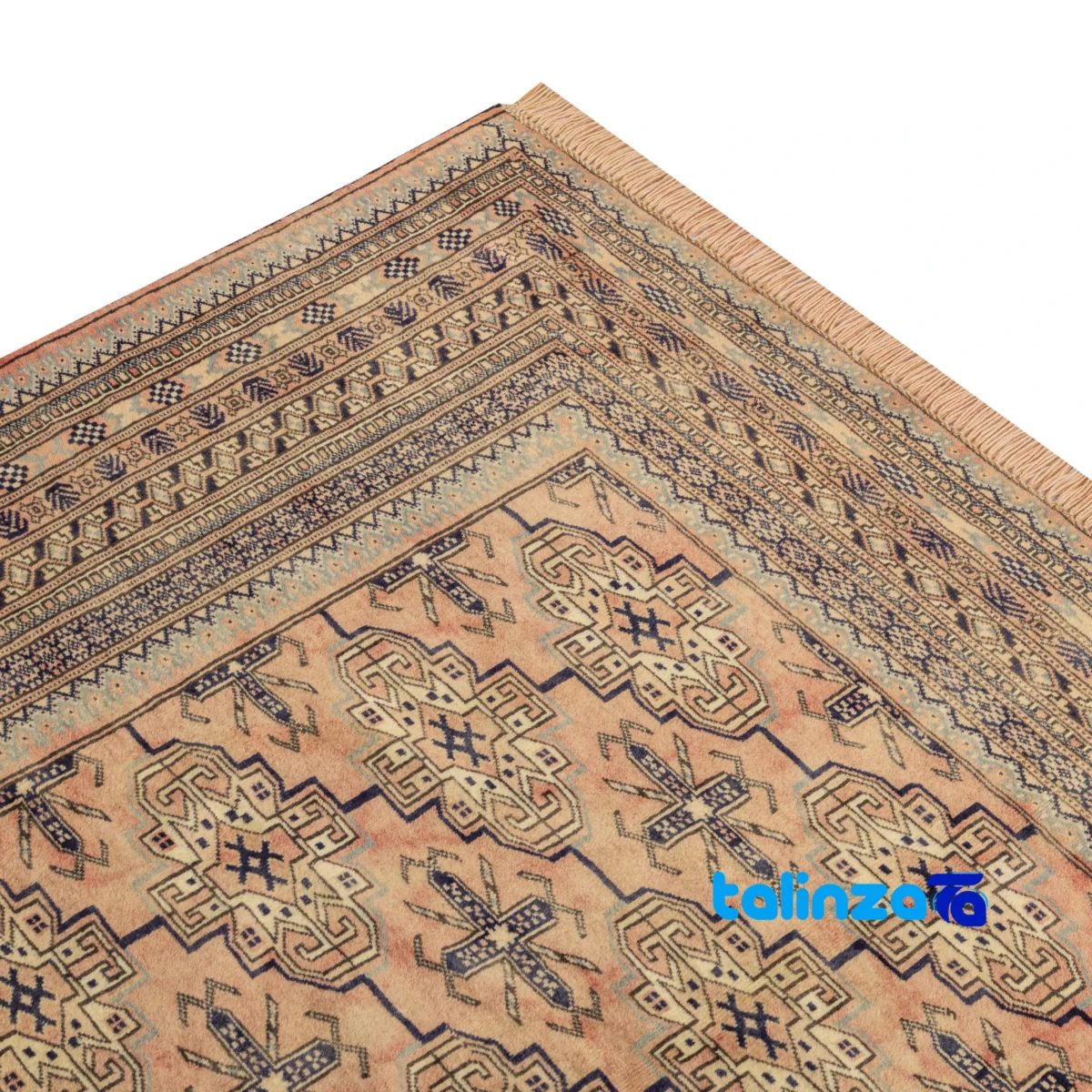 Turkmen Handwoven Area Rug - Rich Color and Craftsmanship floor placement example (Room setting)