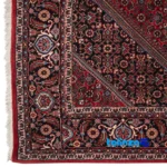 Cypress Handwoven Rug Red 202x120x1 cm - In-room view showing room styling and scale