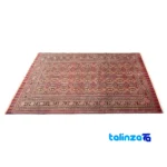 Turkmen Handwoven Carpet Model 401864 Rich Color - Room setting showing floor placement example