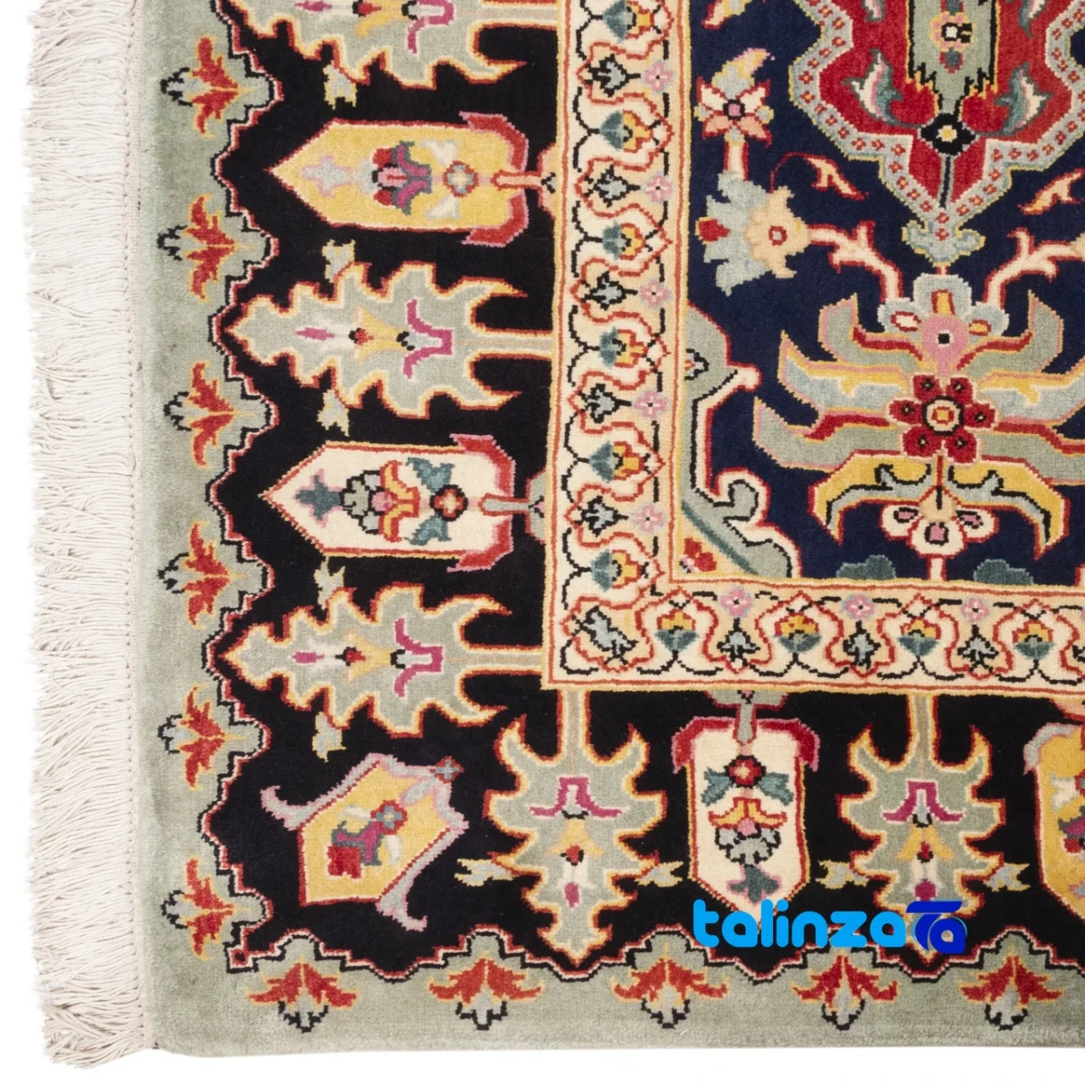 In-room view of Si Persia Handwoven Rug Colorful Design room styling and scale