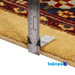 Si Persia Handwoven Rug Elegant Gold Design - Room setting showing floor placement example