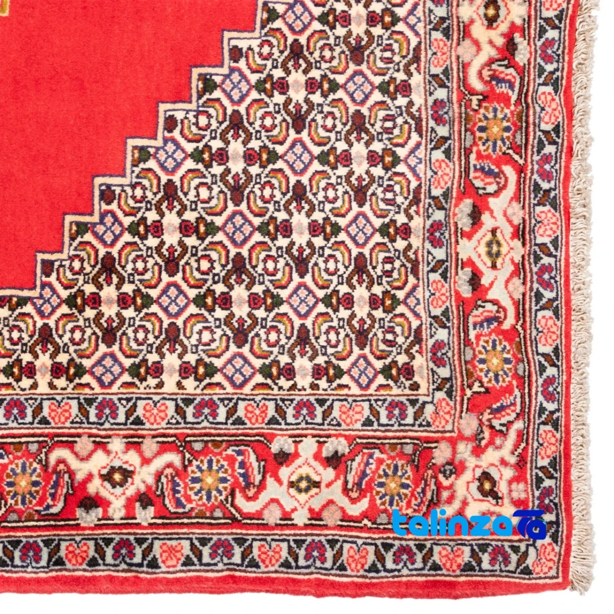 C Persia Handwoven Rug Elegant Design - In-room view showing room styling and scale