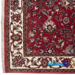 Persia Handwoven Carpet Stunning Red Design - Room setting showing floor placement example
