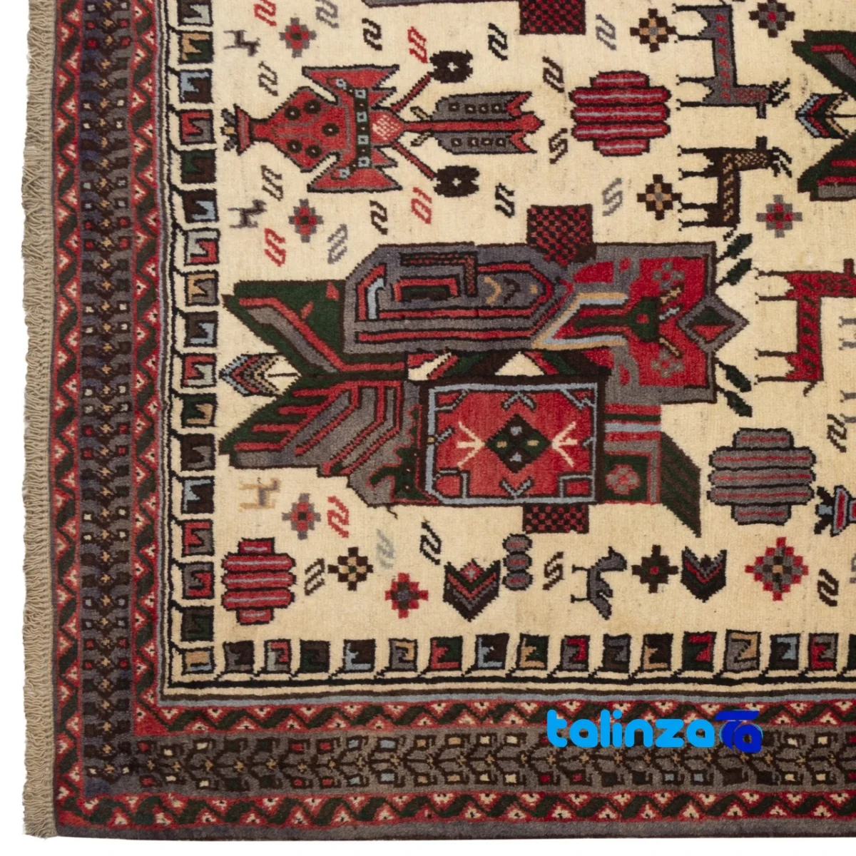 Room setting of Sir Persia Handwoven Rug Elegant Design floor placement example