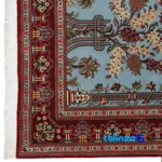 Room setting of Persia Handwoven Rug Blue Traditional Design floor placement example