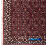 Cypress Handwoven Carpet Rectangular Luxurious Red - In-room view showing room styling and scale