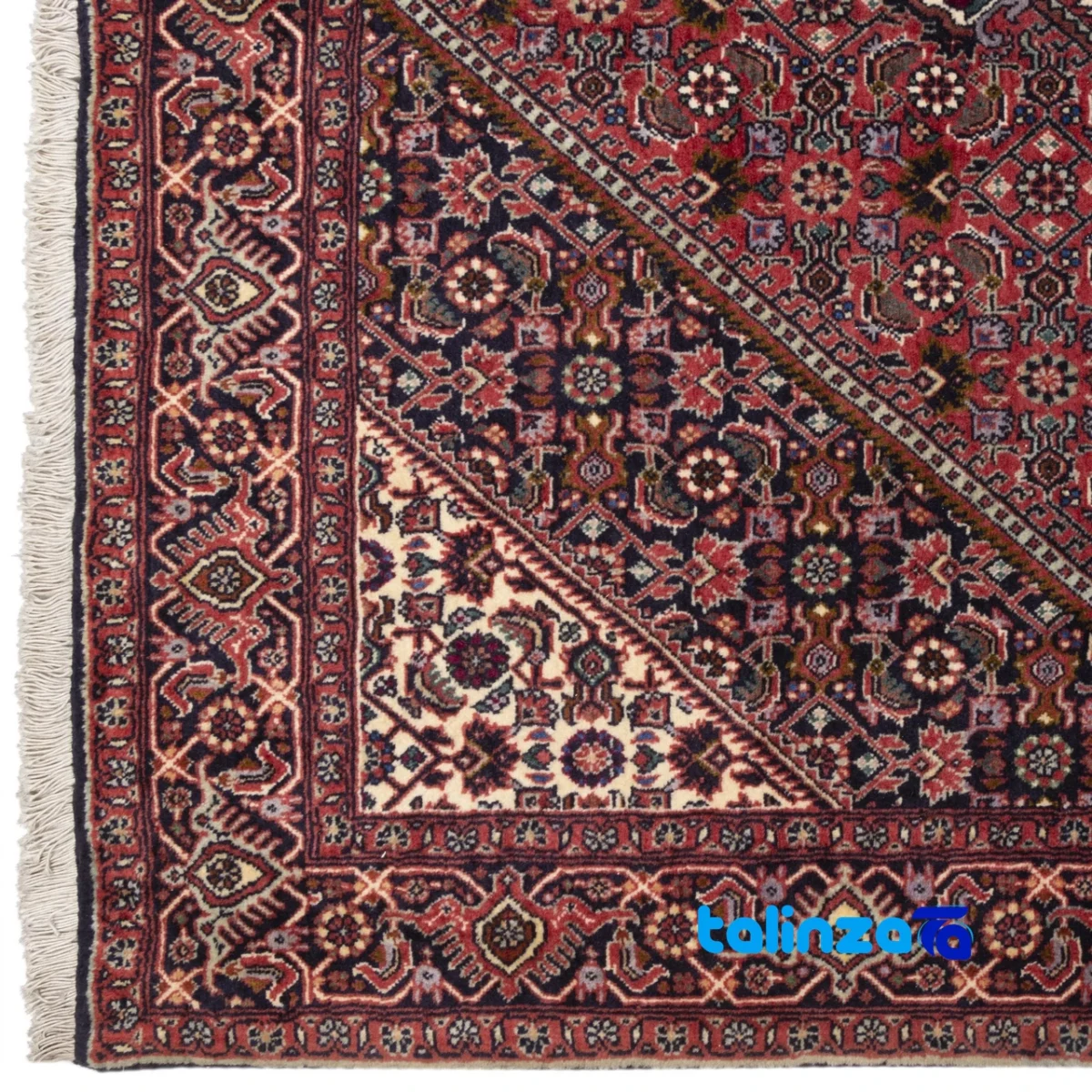 In-room view of Si Persia Handwoven Rug Elegant Design room styling and scale