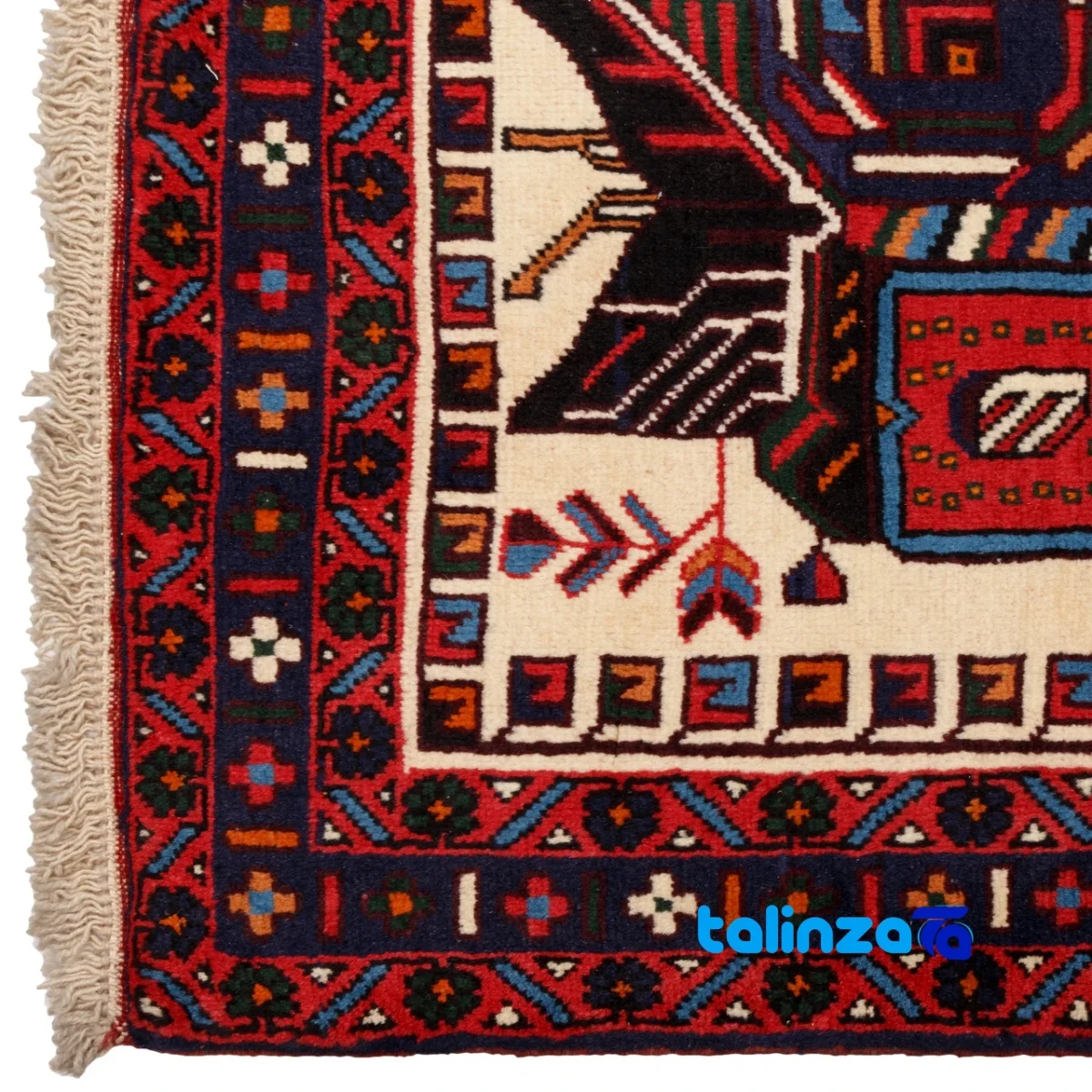 Cypress Persian Handwoven Rug Stunning Design floor placement example (Room setting)
