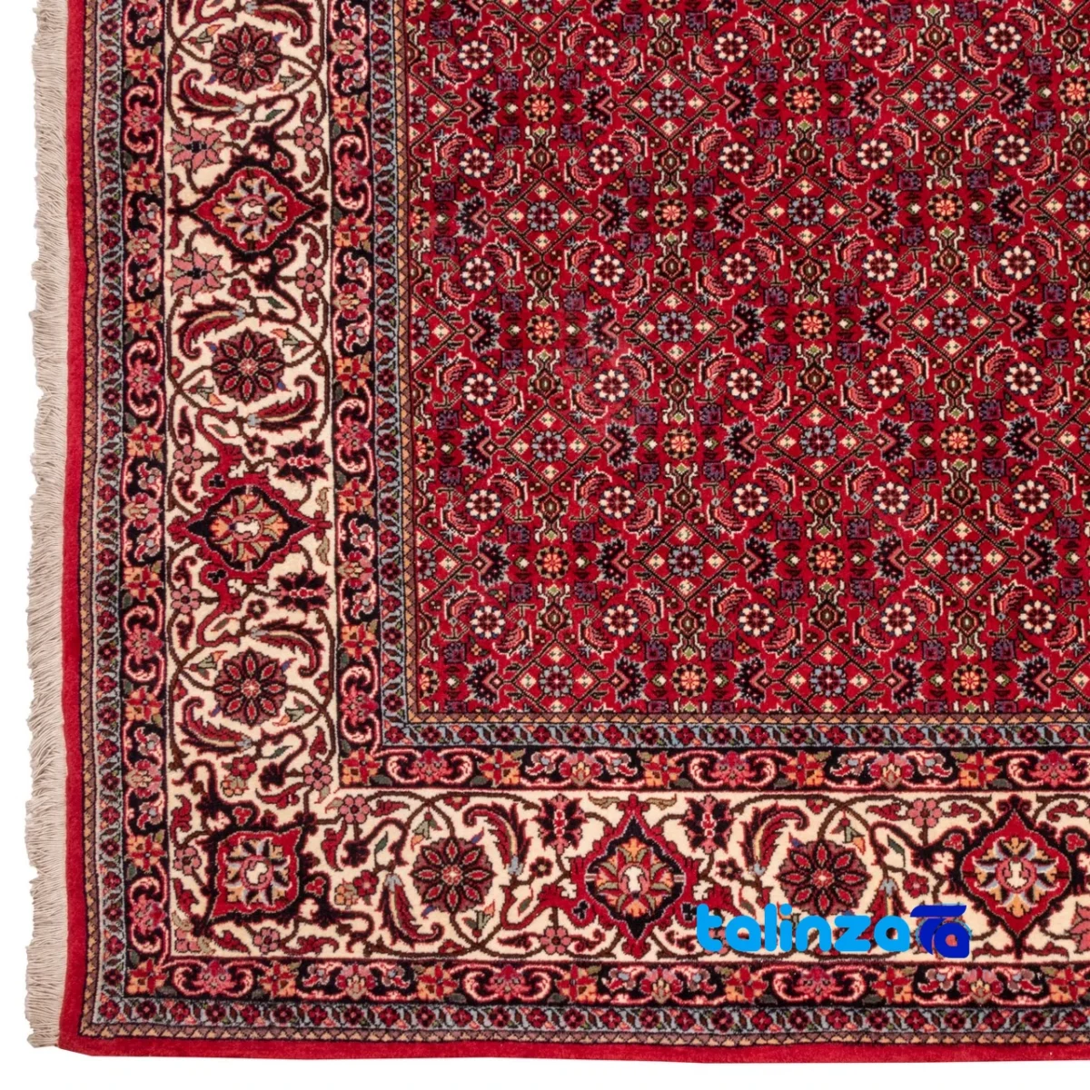 C Persia Handwoven Rug Elegant Design floor placement example (Room setting)