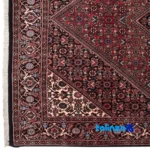 Room setting of C Persia Handwoven Carpet Red floor placement example