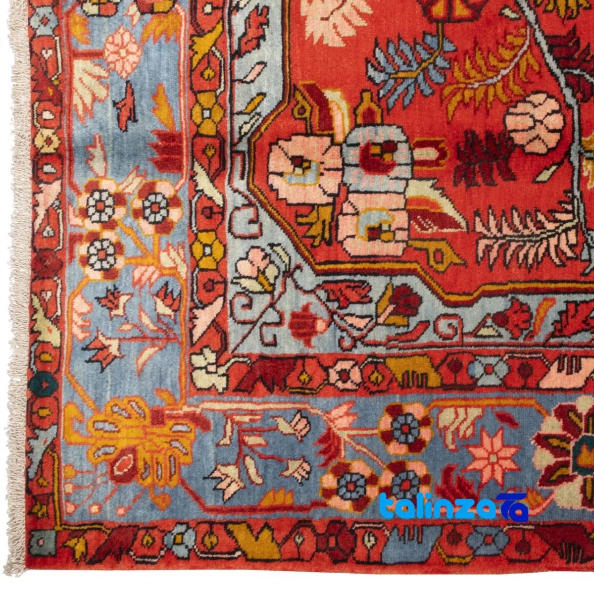 C Persia Handwoven Rug Elegant Design room styling and scale (In-room view)