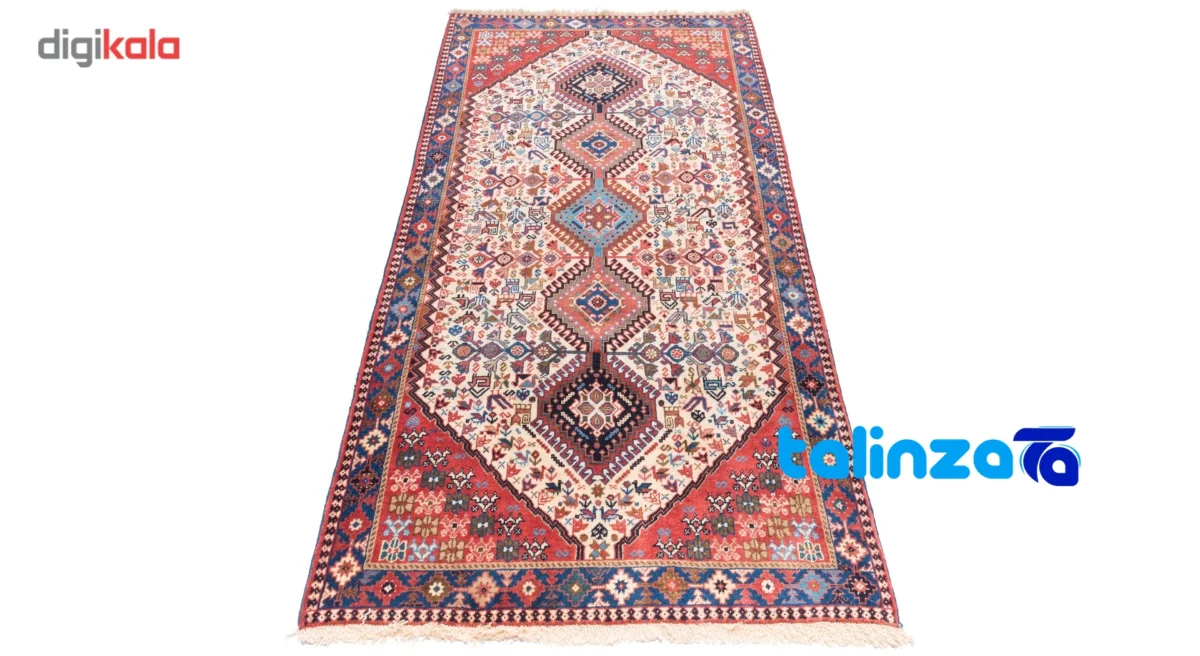 Cypress Persian Handwoven Rug - Elegant Cream Design - Room setting showing floor placement example